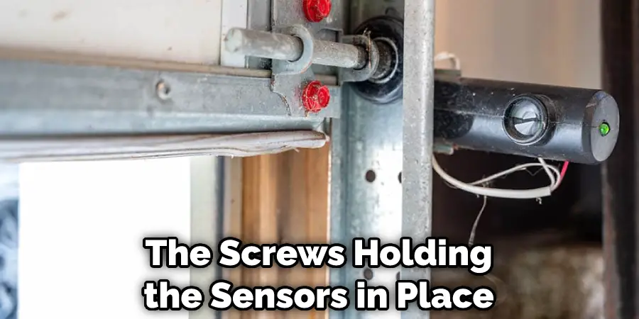 The Screws Holding the Sensors in Place