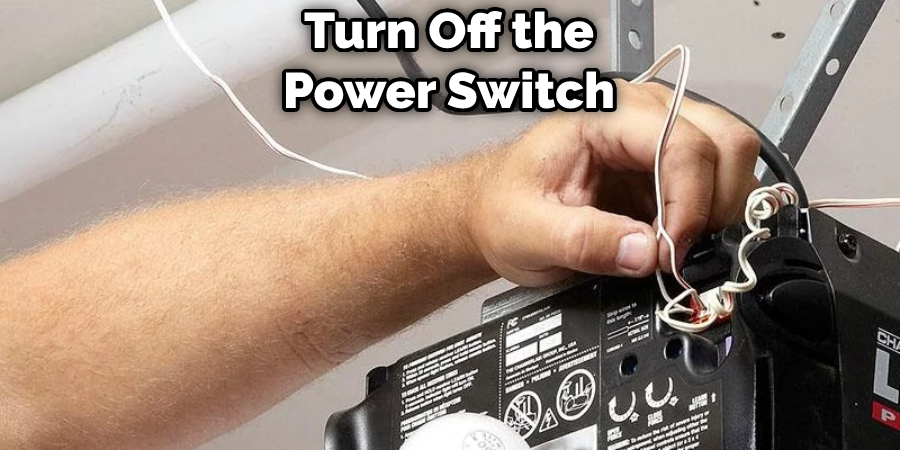 Turn Off the Power Switch