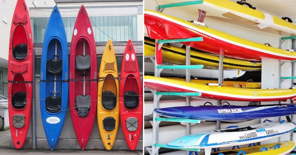 How to Store a Canoe in a Garage