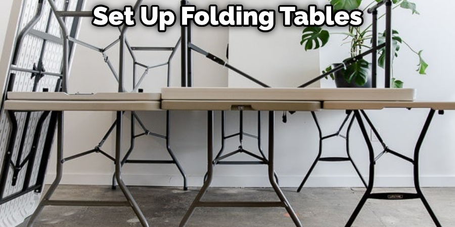 Set Up Folding Tables