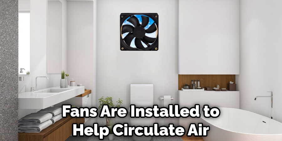 Fans Are Installed to Help Circulate Air