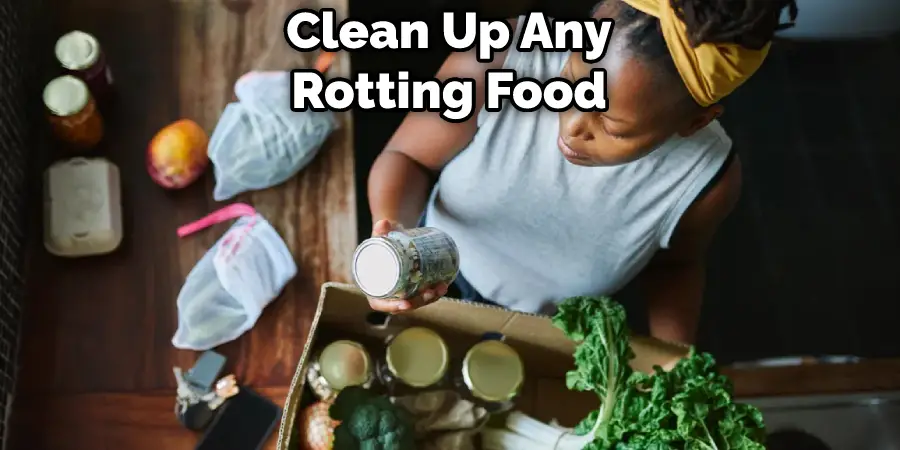 Clean Up Any Rotting Food