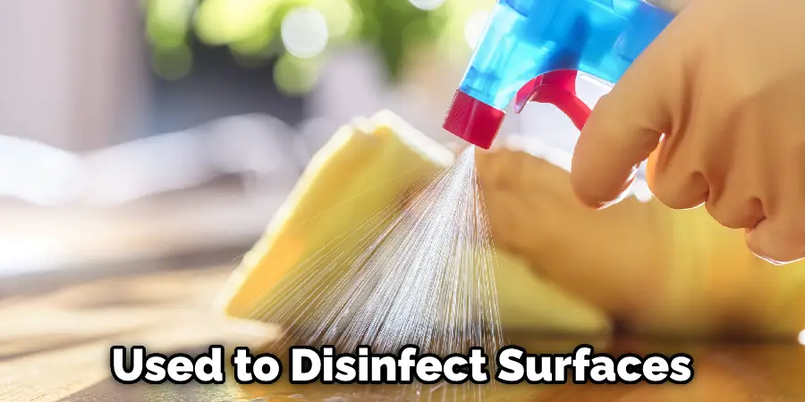 Used to Disinfect Surfaces