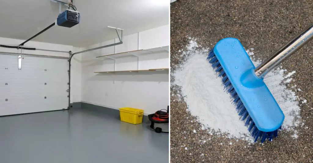 How to Clean Garage Floor Without Pressure Washer