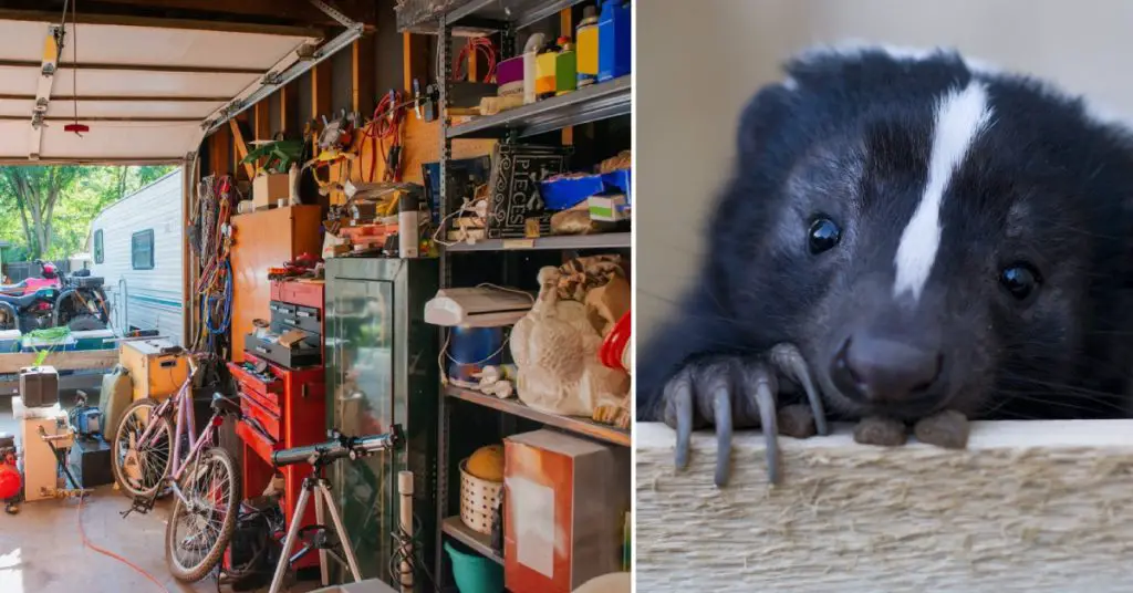 How to Get a Skunk Out of Your Garage