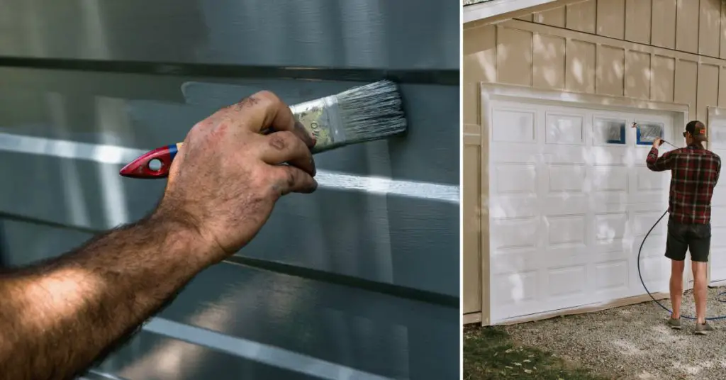 How to Paint Aluminum Garage Door