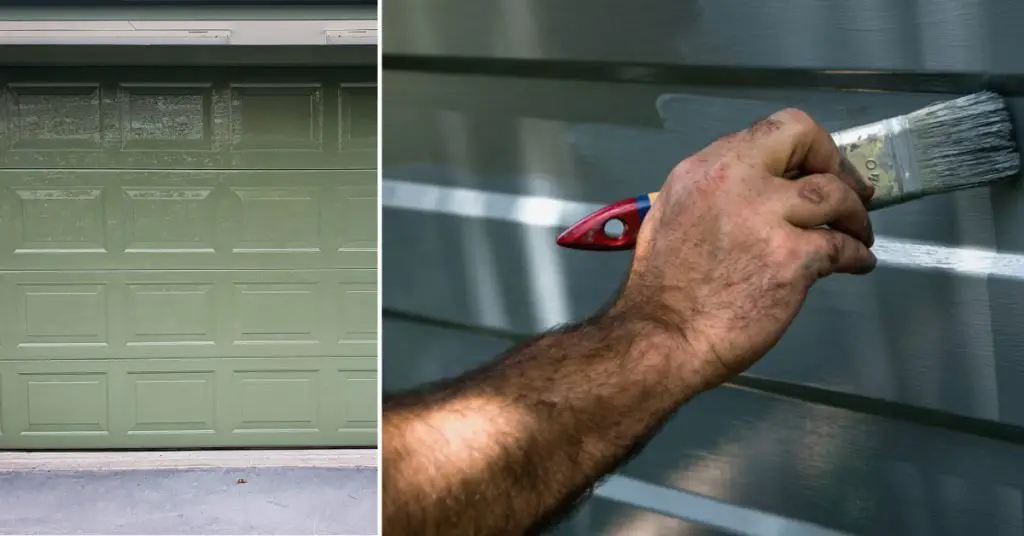 How to Restore Faded Garage Door