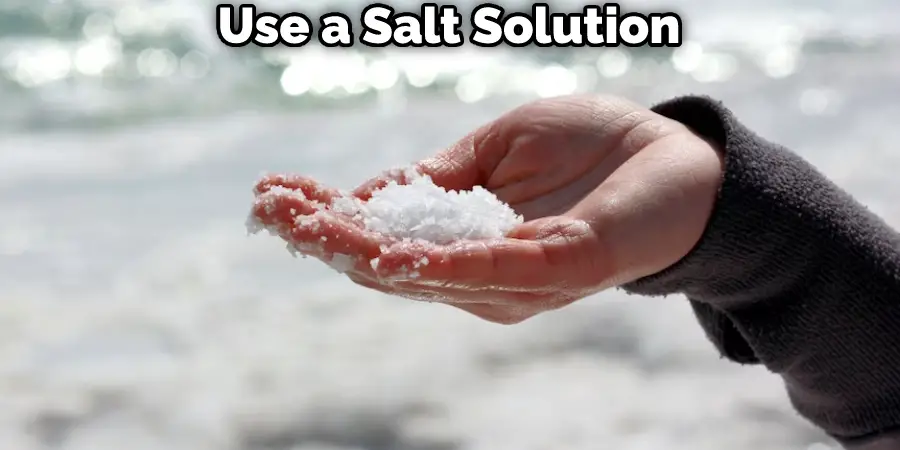 Use a Salt Solution