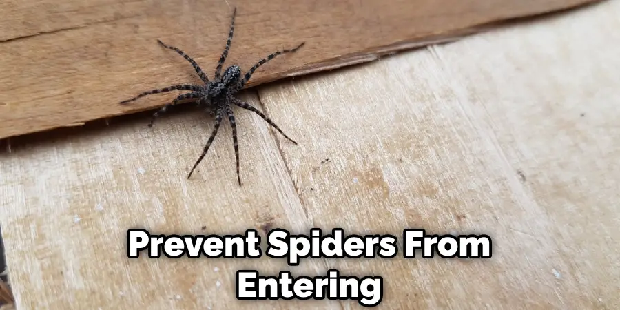 Prevent Spiders From Entering