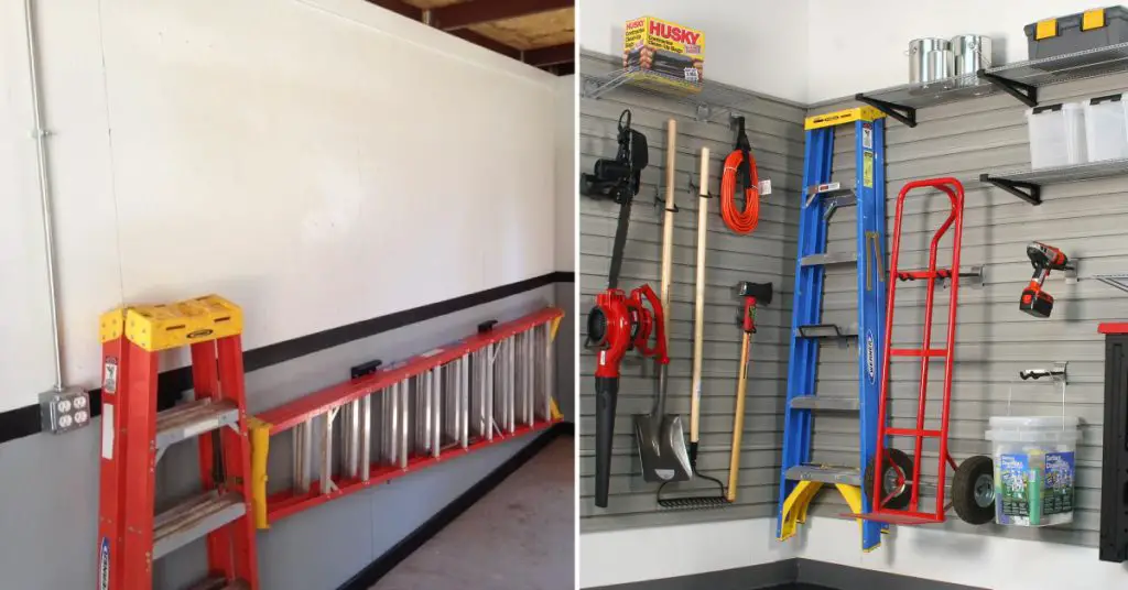 How to Hang an Extension Ladder in Garage