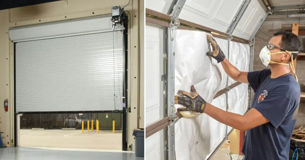 How to Insulate a Roll Up Garage Door