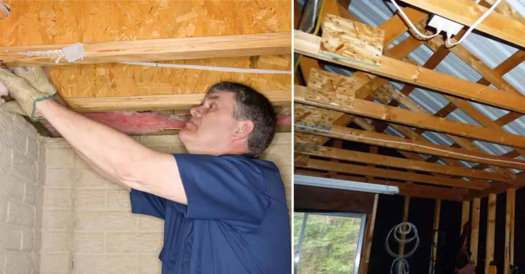 How to Insulate a Garage Ceiling Rafters