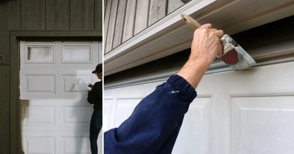 How to Paint Garage Door Without Sticking