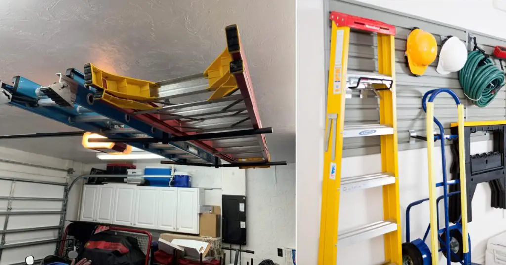 How to Store a Ladder in a Garage