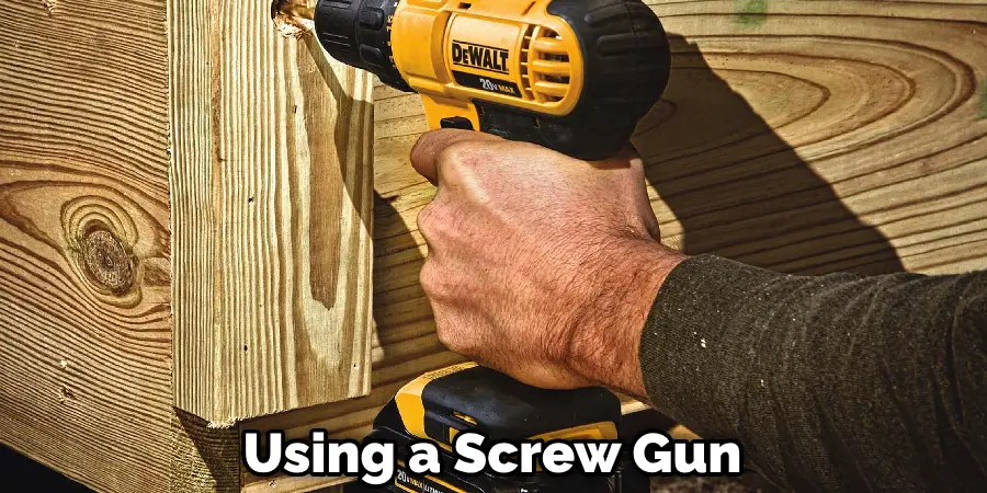 Using a Screw Gun