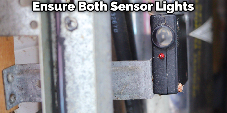 Ensure Both Sensor Lights