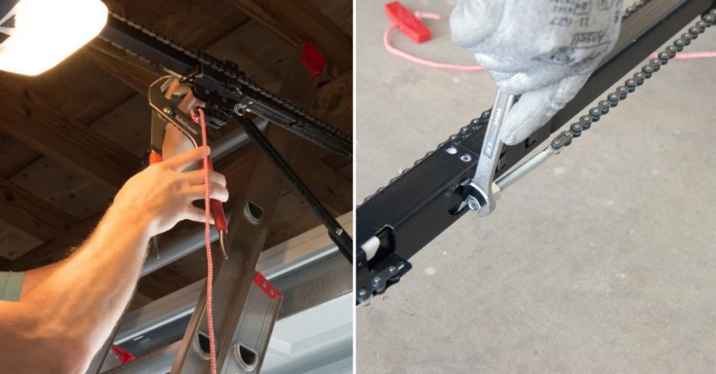 How to Tighten a Garage Door Chain