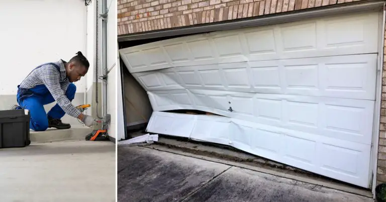 How to Fix Bent Bottom of Garage Door