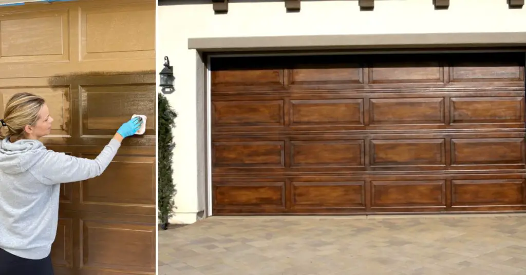 How to Paint Garage Doors to Look Like Wood