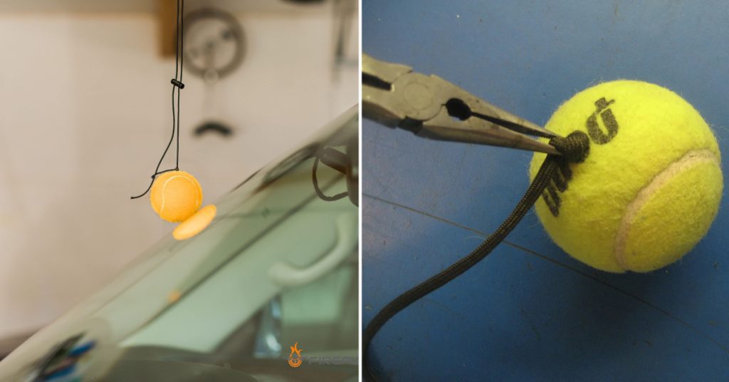 How to Hang a Tennis Ball in the Garage