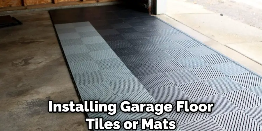 Installing Garage Floor Tiles or Mats