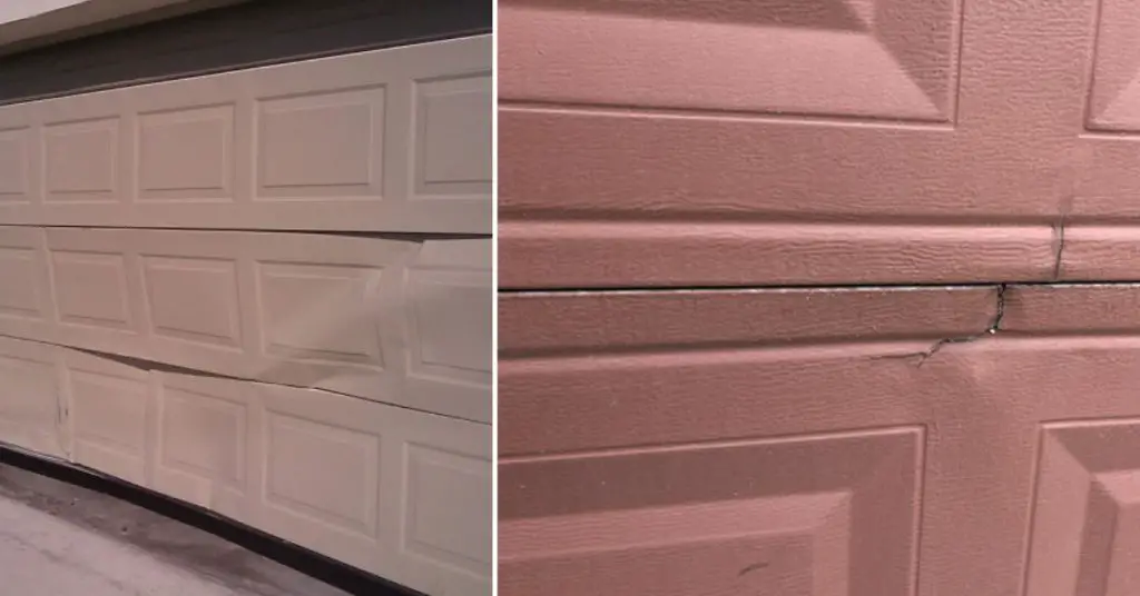 How to Remove Dents From Garage Door